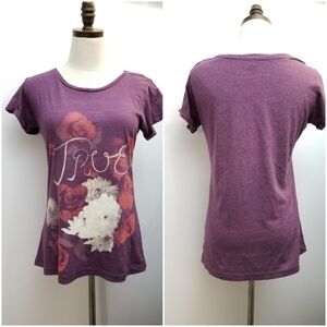 True Religion Red Purple Women's Shirt, XS/TP